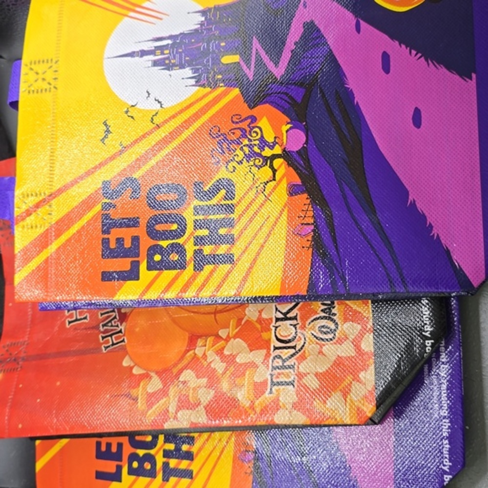 2x 2024 1x 2023 Mickey's Halloween Party Candy Bags Disney Collectors, lot of 3